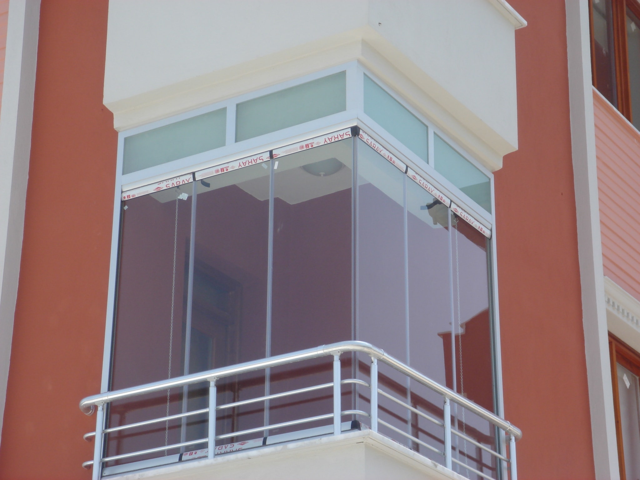 безрамное остекление балконов Vizyon VBS