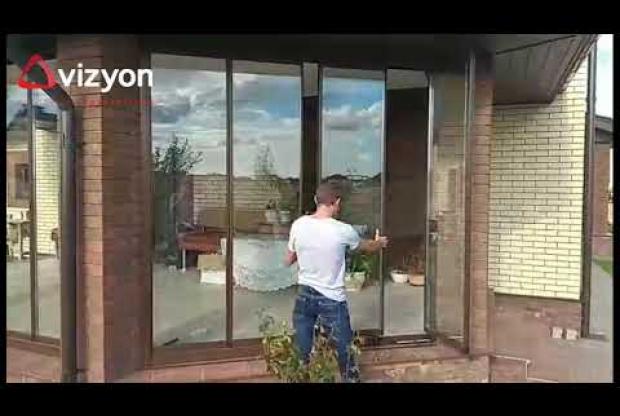 Embedded thumbnail for Vizyon VDS balcony / terrace type sliding frame system